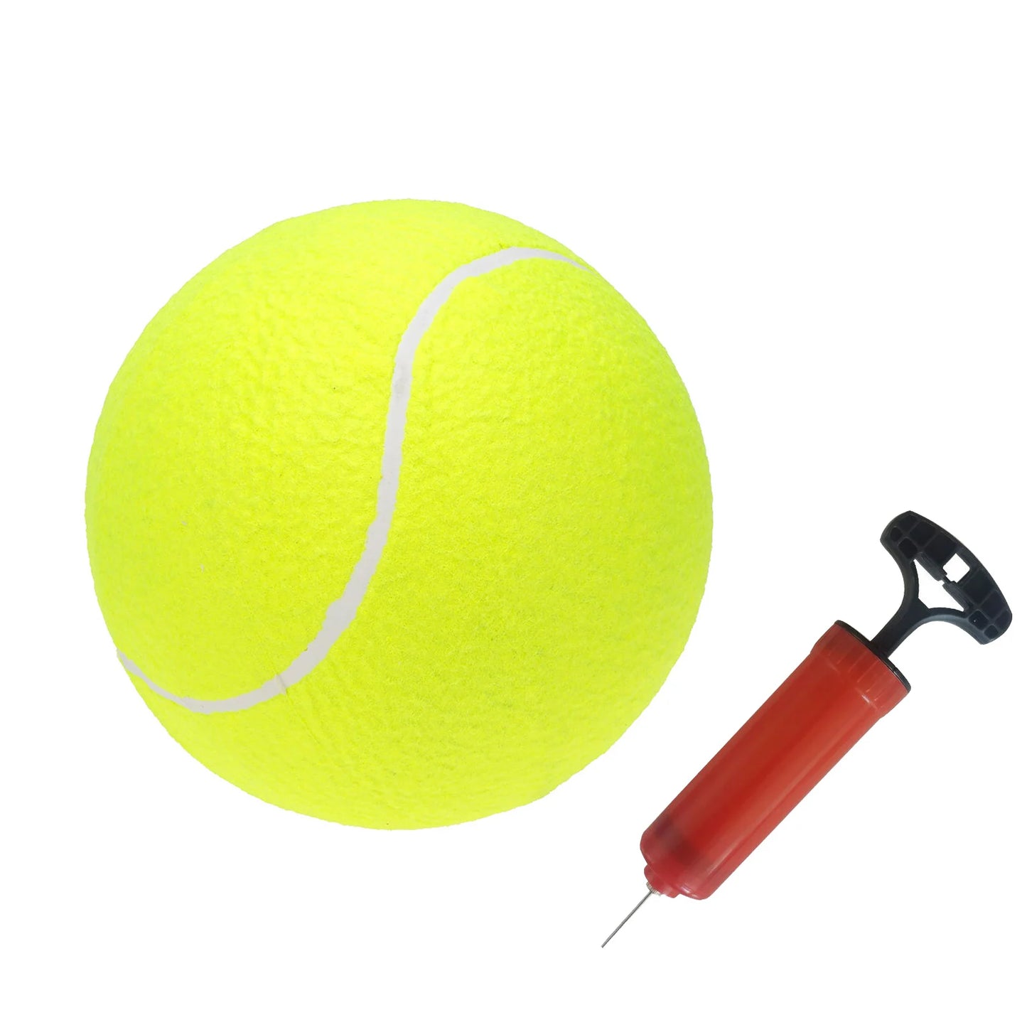 9.5 Inch Oversize Giant Tennis Balls Inflatable Tennis Ball Dog Toy Balls For Signature Children Adult Pets Dogs Cats Fun