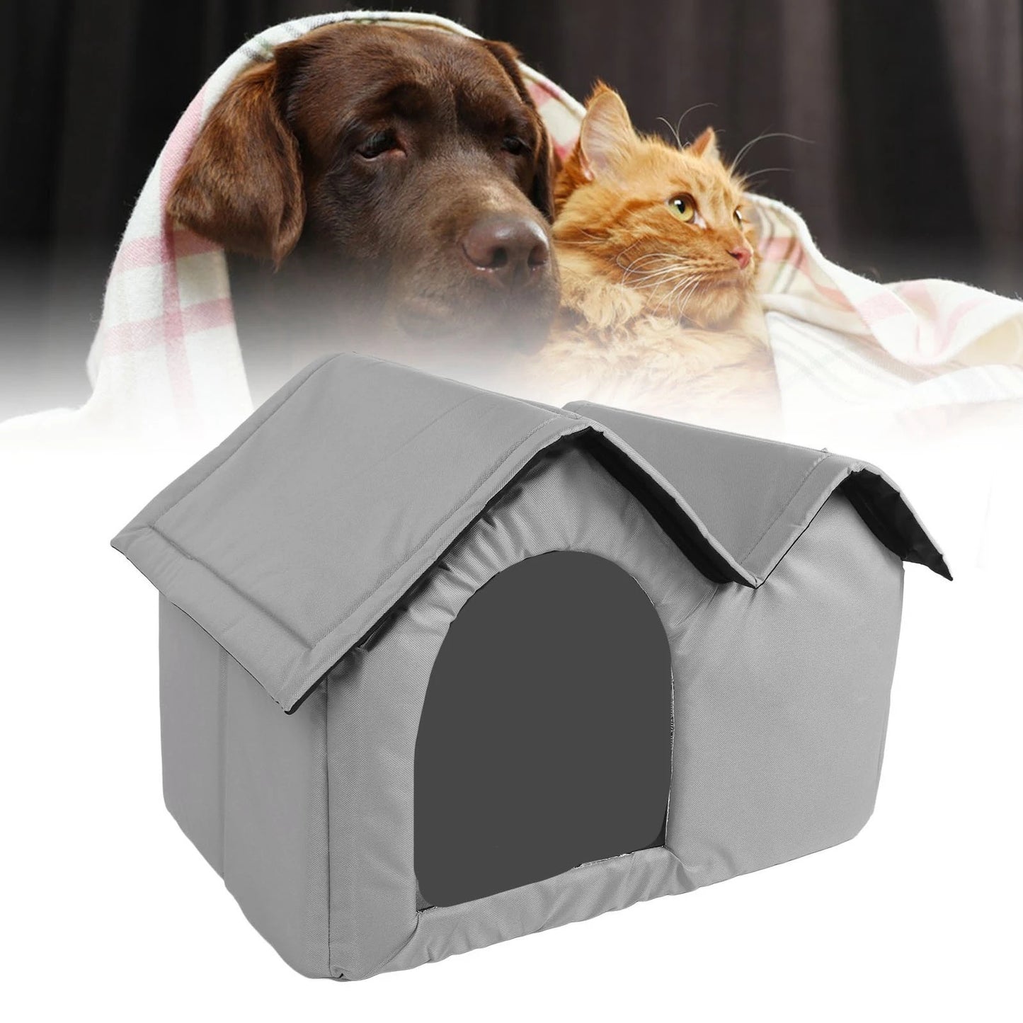 Cat Cooling House Long Lasting Cooling Oxford Cloth Bite Resistant Pet Cooling House for Cat Dog Cat Ice Cooling House