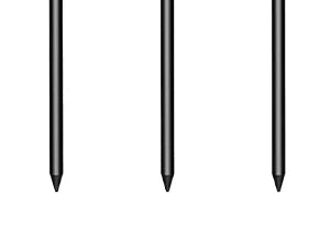 25-Pack Rustproof Animal Fence - 17inHx27ftL No-Dig Metal Wire Panels for Garden/Patio, Pet Barrier with Ground Stakes (Black)