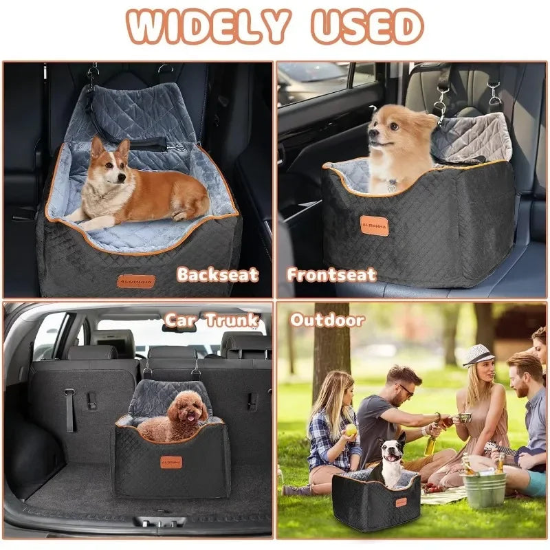 Tool Memory Foam Booster Dog Car Seat with Washable Removable Cover, Anti-Slip Sturdy Dog Booster Seats Guaranteed Authentic.