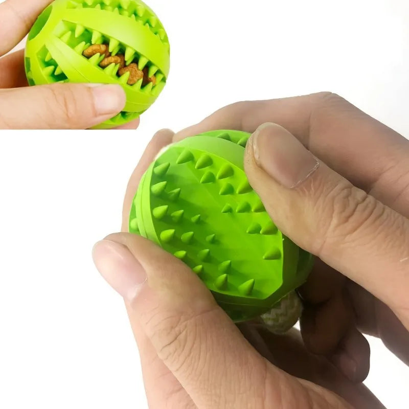 Pet Chew Toy Ball 12-Pack - Braided Rope Dog Toys, Dental Cleaning, Treat Dispenser, Fetch & Tug Play, for Small/Medium Dogs (As