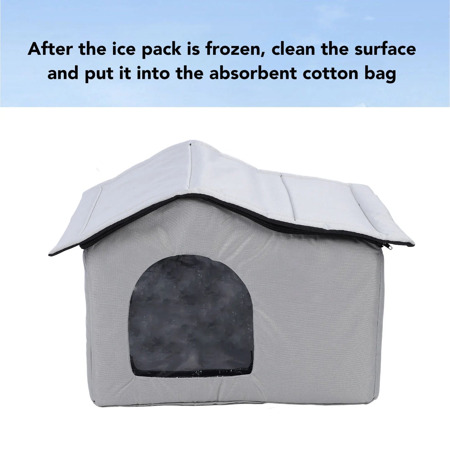 Cat Cooling House Long Lasting Cooling Oxford Cloth Bite Resistant Pet Cooling House for Cat Dog Cat Cooling House