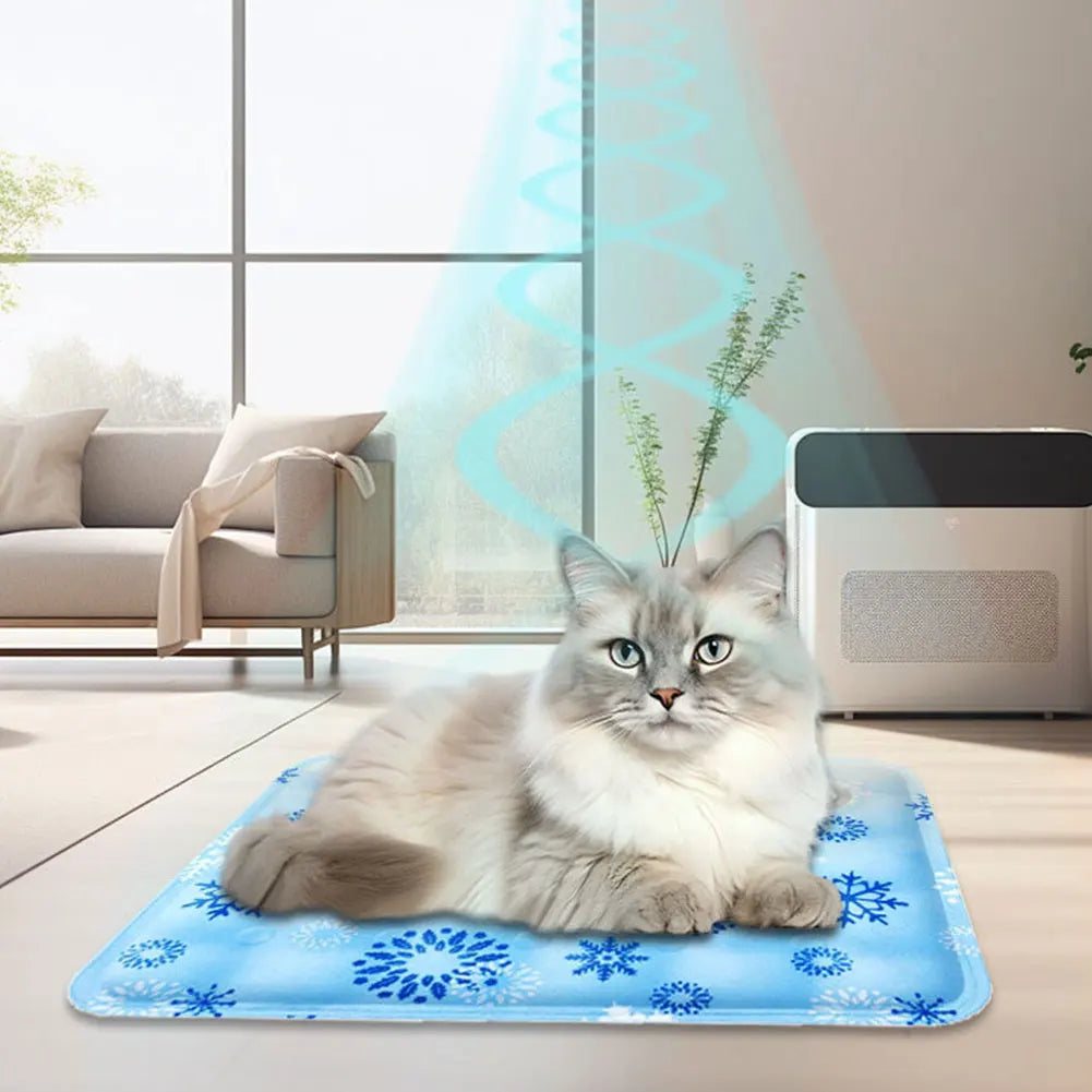 Summer Pet Cooling Mat Washable Cat Cooling Pad Water Injection Pet Cooling Pad Keep Your Pet Cool for Dogs and Cats