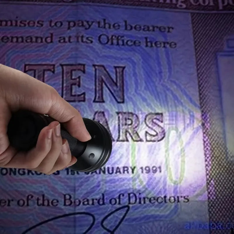 51 LED UV Flashlight Black Light - Portable flashlight for detecting pet urine, scorpions, and human body painting