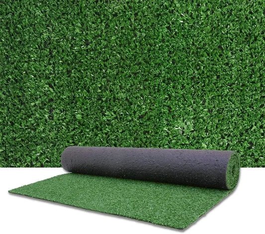 Artificial Grass Turf Lawn-4 Feet x 11 Feet, 0.4" Indoor Outdoor Rug Synthetic Grass Mat Fake Grass