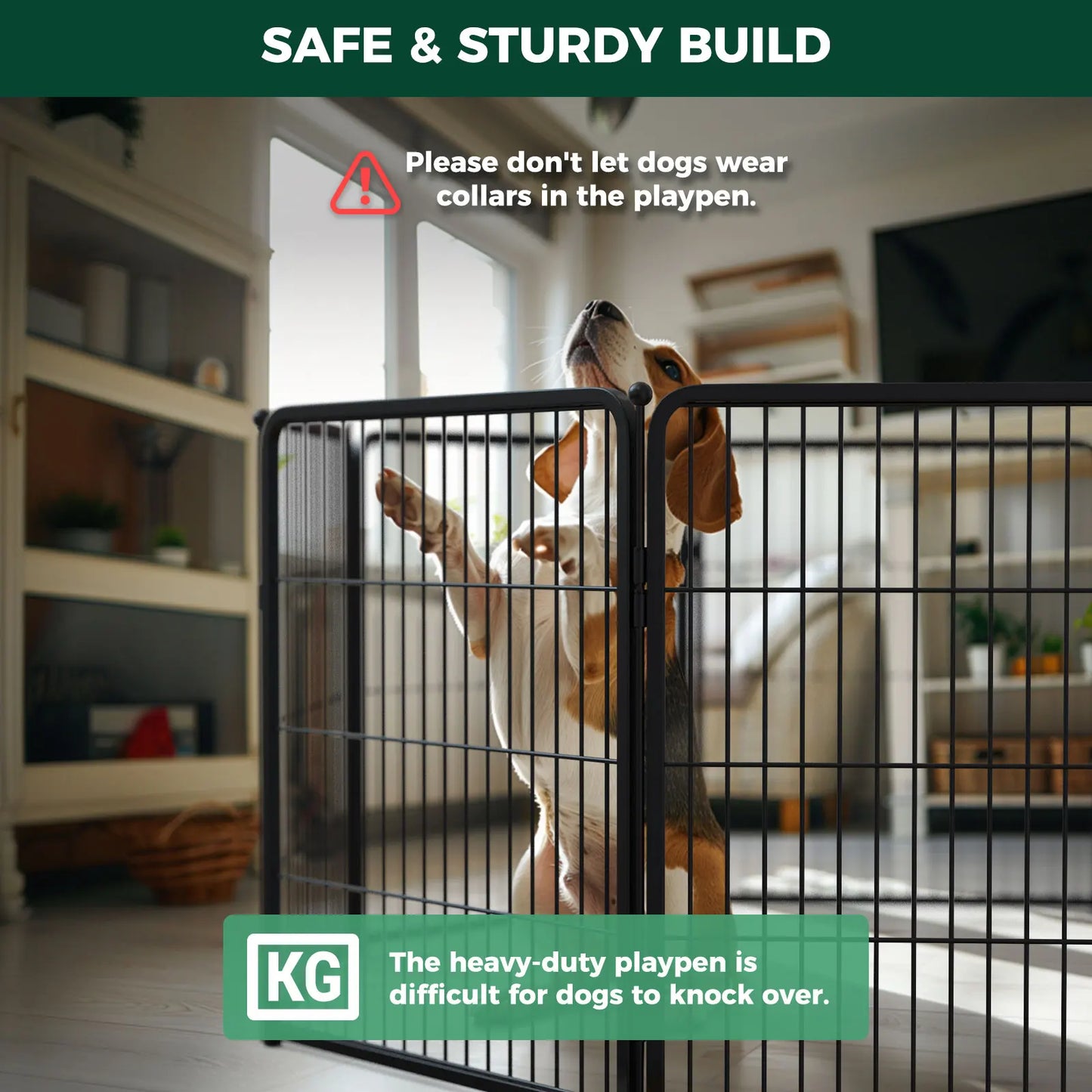 FXW Homeplus Indoor Dog Playpen - Stress-Free and Safe Play