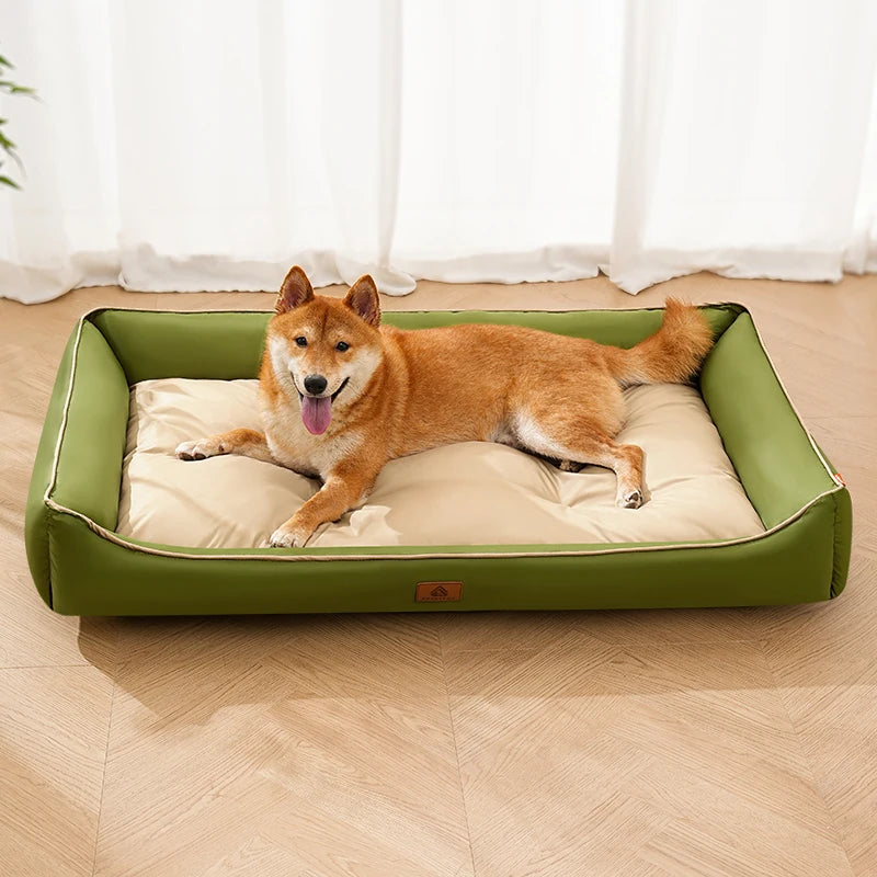 Waterproof Dog Bed Fluffy Soft High Rebound Breathable Dogs Mat Beds for All-season Easy Clean Anti-slip Pet Dog Accessories
