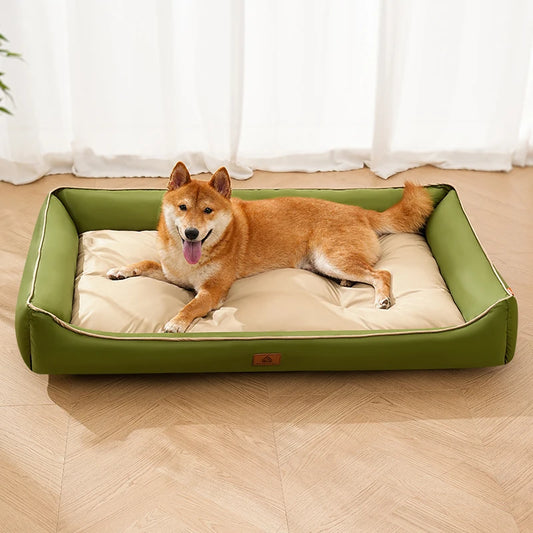 Waterproof Dog Bed Fluffy Soft High Rebound Breathable Dogs Mat Beds for All-season Easy Clean Anti-slip Pet Dog Accessories