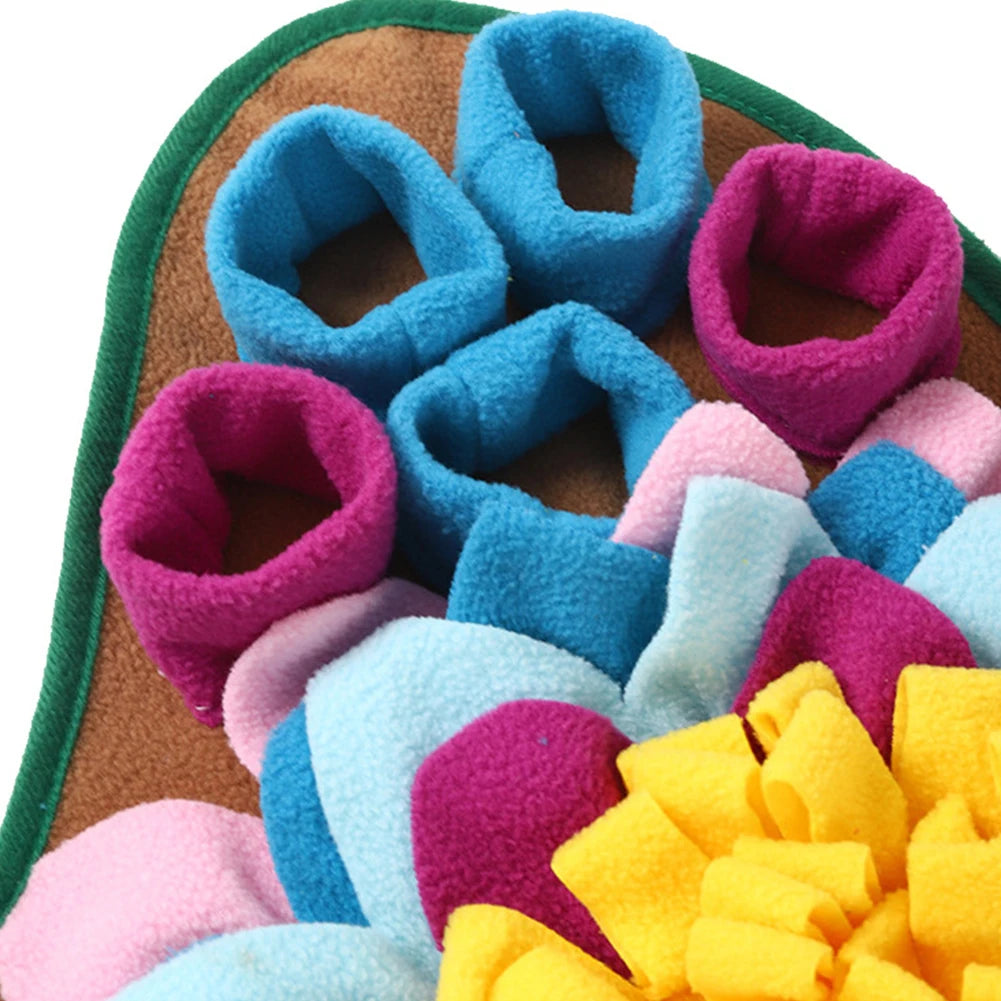 Pet Snuffle Feeding Mat Pet Dog Snuffle Mat Encourages Natural Foraging Skills Dog Puzzle Toys for Slow Eating & Smell Training