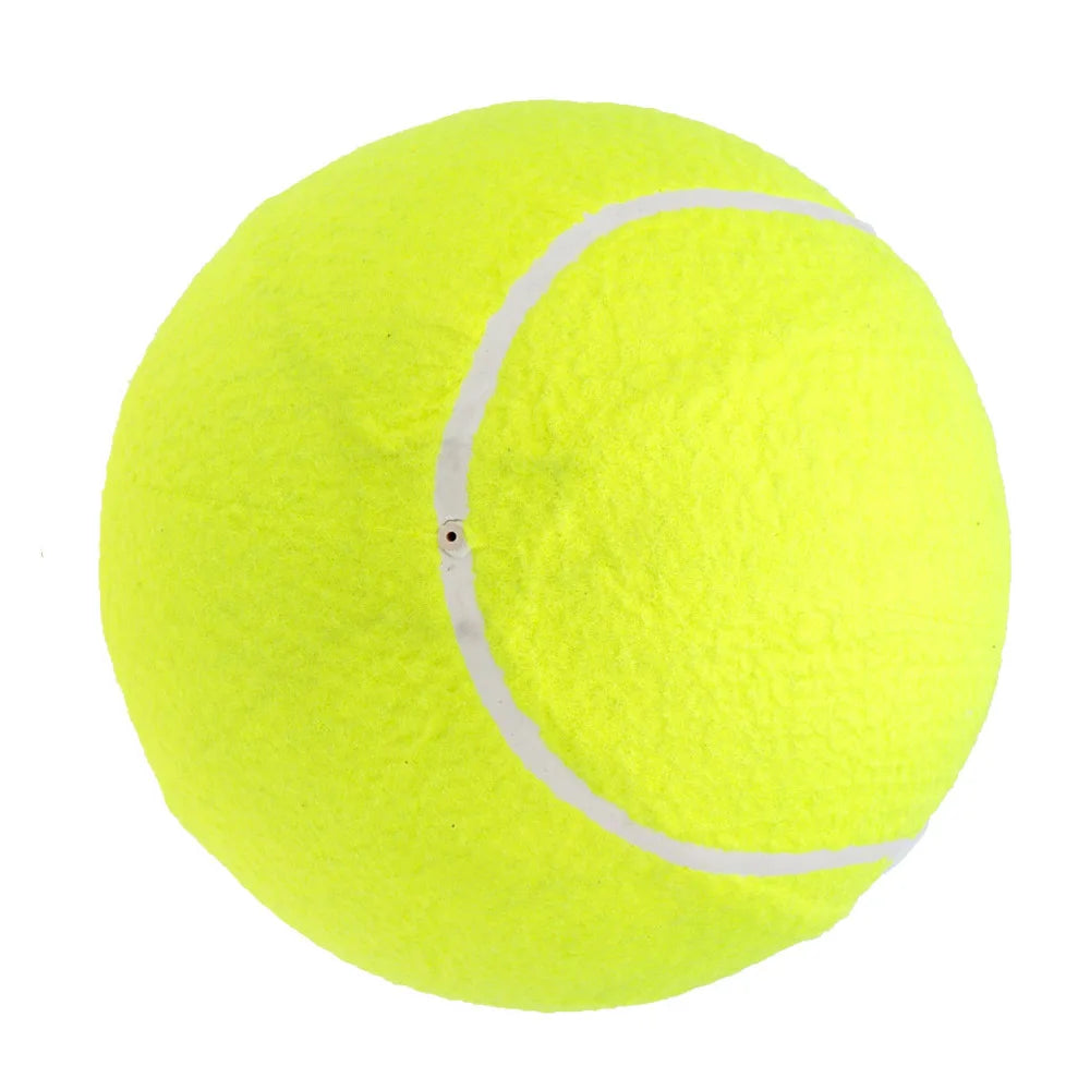 9.5 Inch Oversize Giant Tennis Balls Inflatable Tennis Ball Dog Toy Balls For Signature Children Adult Pets Dogs Cats Fun