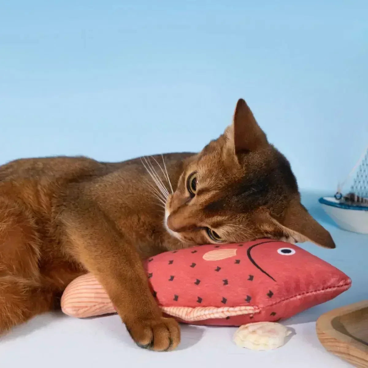 Simulation Fish Interactive Chew Toy for Cat, Catnip Toys, Pillow Toys for Kitty, Various styles，cute. Durable, premium