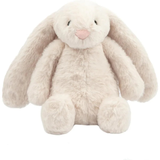 Interactive Bunny Buddy Dog Toy with Crinkle and Squeaky Features for Small and Medium Breed Puppies or Dogs Cute Plush Interac