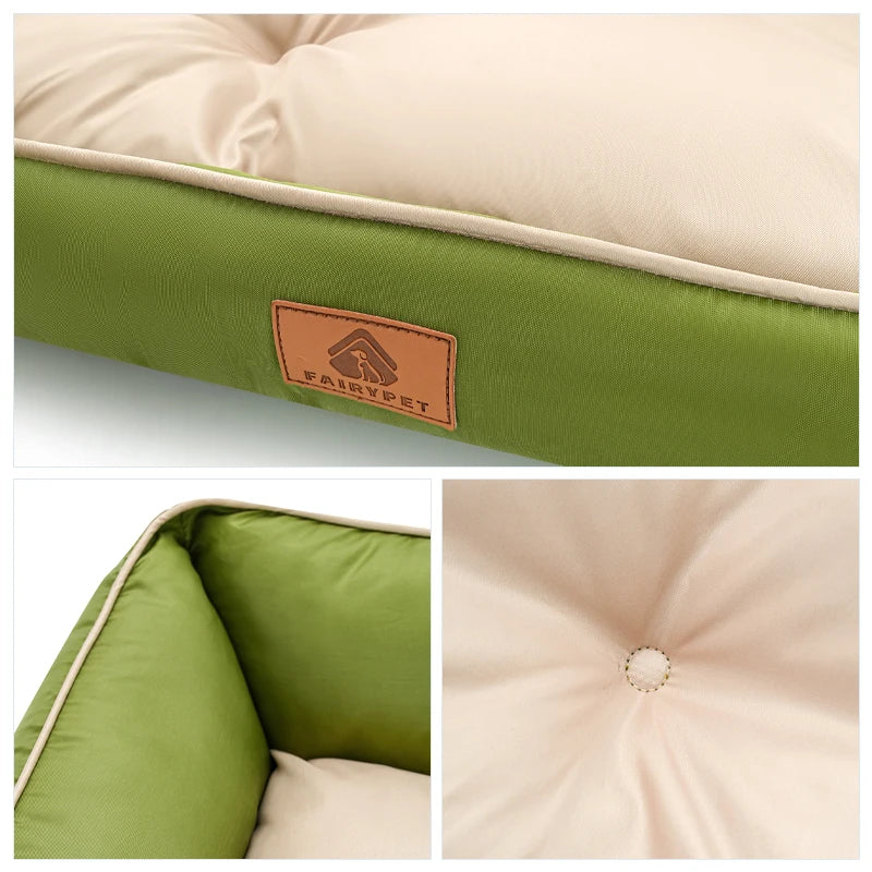Waterproof Dog Bed Fluffy Soft High Rebound Breathable Dogs Mat Beds for All-season Easy Clean Anti-slip Pet Dog Accessories