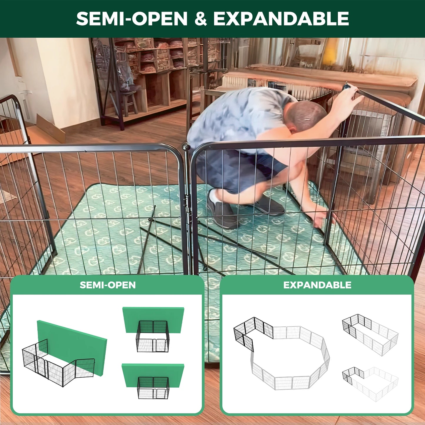 FXW Homeplus Indoor Dog Playpen - Stress-Free and Safe Play