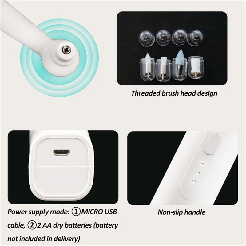 Dog Tartar Cleaner Rechargeable Pet Electric Toothbrush Professional Teeth Polisher Cat Grooming Tools Oral Hygiene Device
