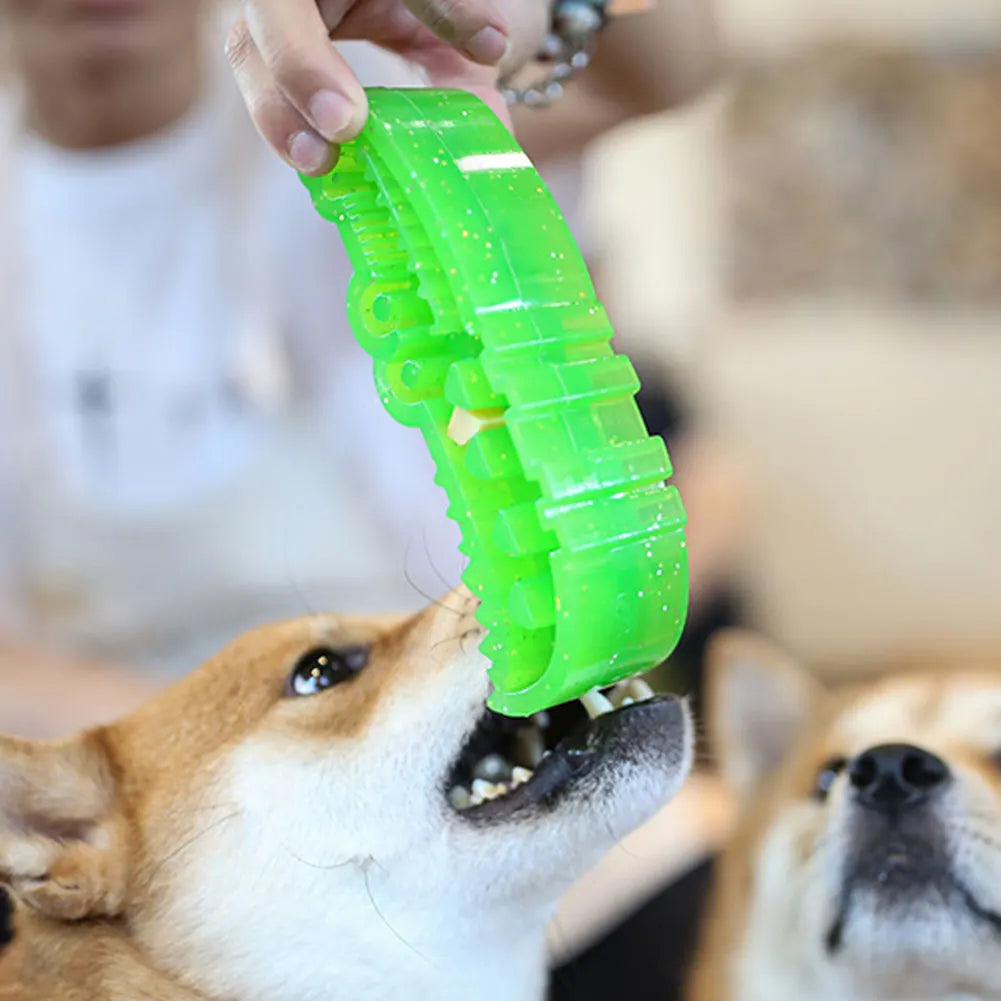 Slow-Feed Chew & Fetch Crocodile Dog Toy Alligator Treat Interactive Dispenser Interactive Dog Puzzle Toy for Dogs