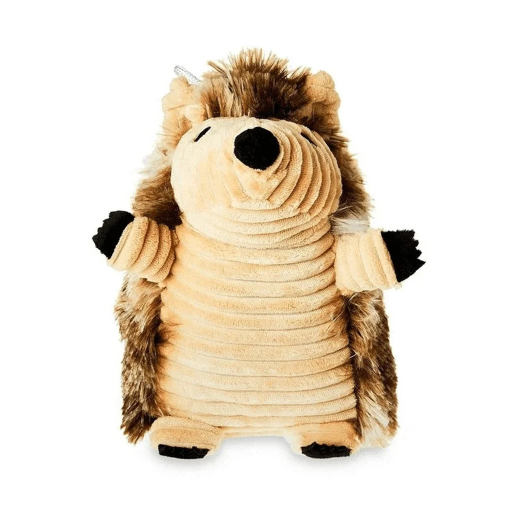 3 Pack Cozy Buddy Hedgehog Dog Toy Soft Chew Level 2 Plush Squeaky Toy Light Chewers Washable Pet Companion