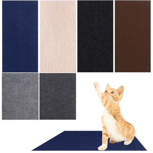 Cat Scratcher Mat Funitures Protective Mat Self-Adhesive Sofa Furniture Protector Multi-Purpose Trimmable Pet Accessories