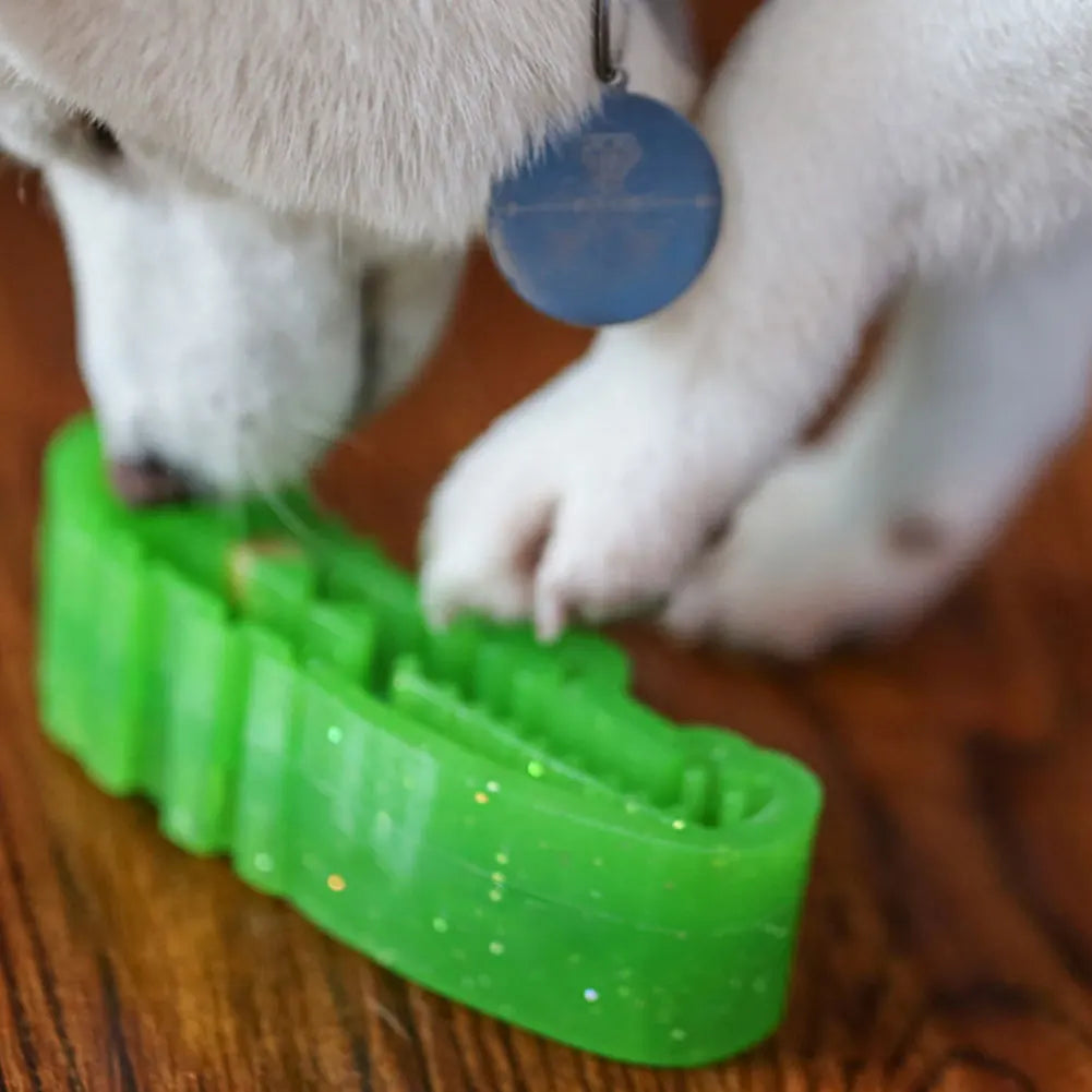 Slow-Feed Chew & Fetch Crocodile Dog Toy Alligator Dog Treat Interactive Dispenser & Puzzle Toy for Small Medium Large Dogs Use