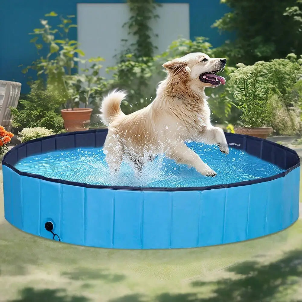 Foldable Dog Bath Swimming Pool Plastic Professional Bathtub Beauty for Pets, Practical Professional