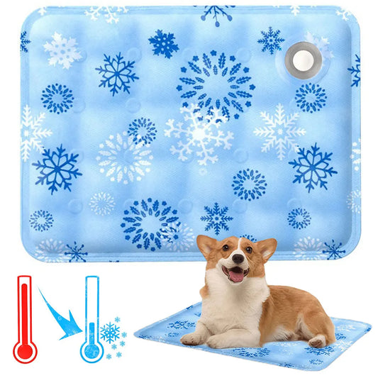 Summer Pet Cooling Mat Washable Cat Cooling Pad Water Injection Pet Cooling Pad Keep Your Pet Cool for Dogs and Cats