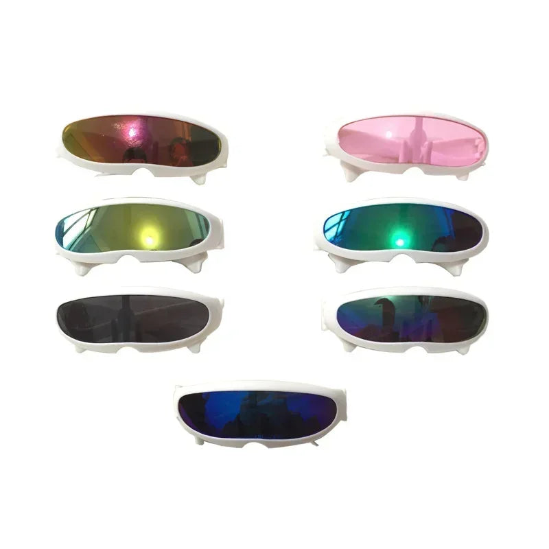 Cool Cat Dog Goggles Sunglasses Funny Cute Cat Small Dog Sunglasses for Kitten Photography Props Cosplay Costume Pet Accessories