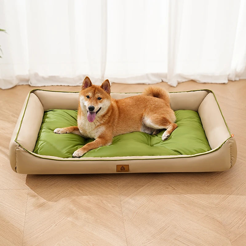 Waterproof Dog Bed Fluffy Soft High Rebound Breathable Dogs Mat Beds for All-season Easy Clean Anti-slip Pet Dog Accessories