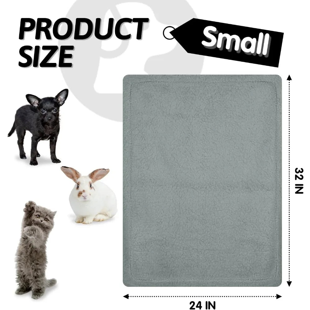 Dog Blanket Soft Dog Blankets for Small Dogs Puppy Essentials Washable Sherpa Fleece Cat Blanket 24x32 Inches for Bed Furniture
