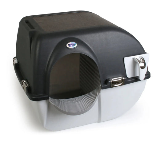 Paw Elite Self-Cleaning Litter Box, Black