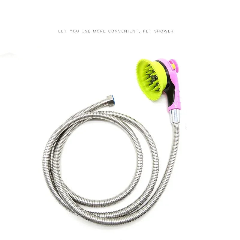 Shower Head Dog Soft Tentacle Massage Bath Head Convenient Dog Cat Cleaning Supplies Pet Shop Wholesale Dog Accessories