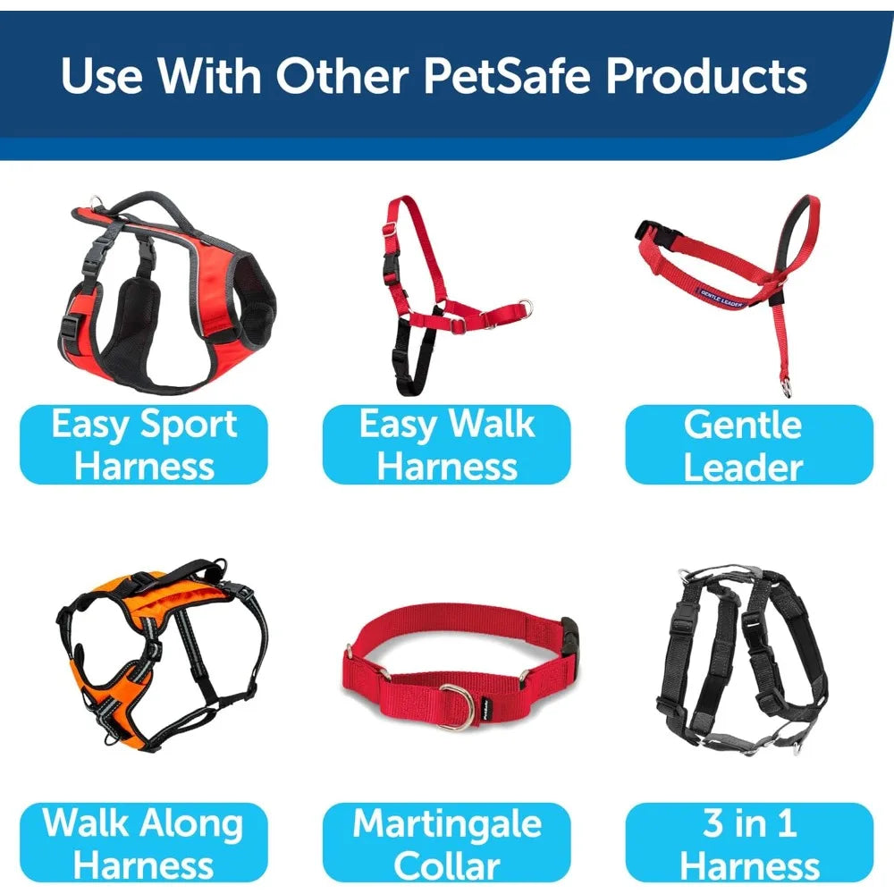 Nylon Dog Leash – Strong, Durable, Traditional Style Leash with Easy to Use Bolt Snap for Small, Medium and Large Dogs – 3/8" x