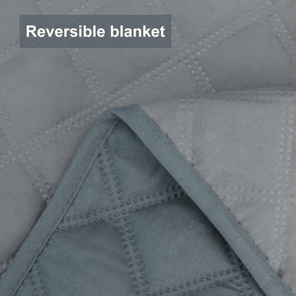Comsmart Waterproof Couch Cover Dog Cat Blanket, Anti-Slip Liquid Urinary Proof Furniture Blanket, Reversible Pet Blanket Protec