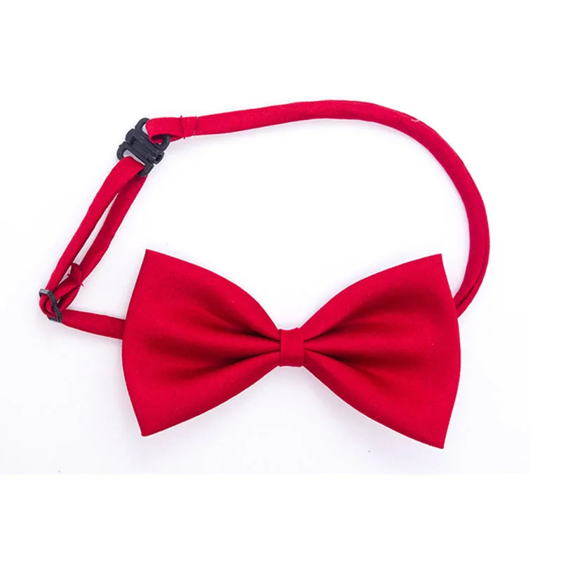50pcs Mix Color Bow Ties Bowknot for Dogs Cat Grooming Accessories Small Animal Children Adjustable Bowtie Pet Product Wholesale
