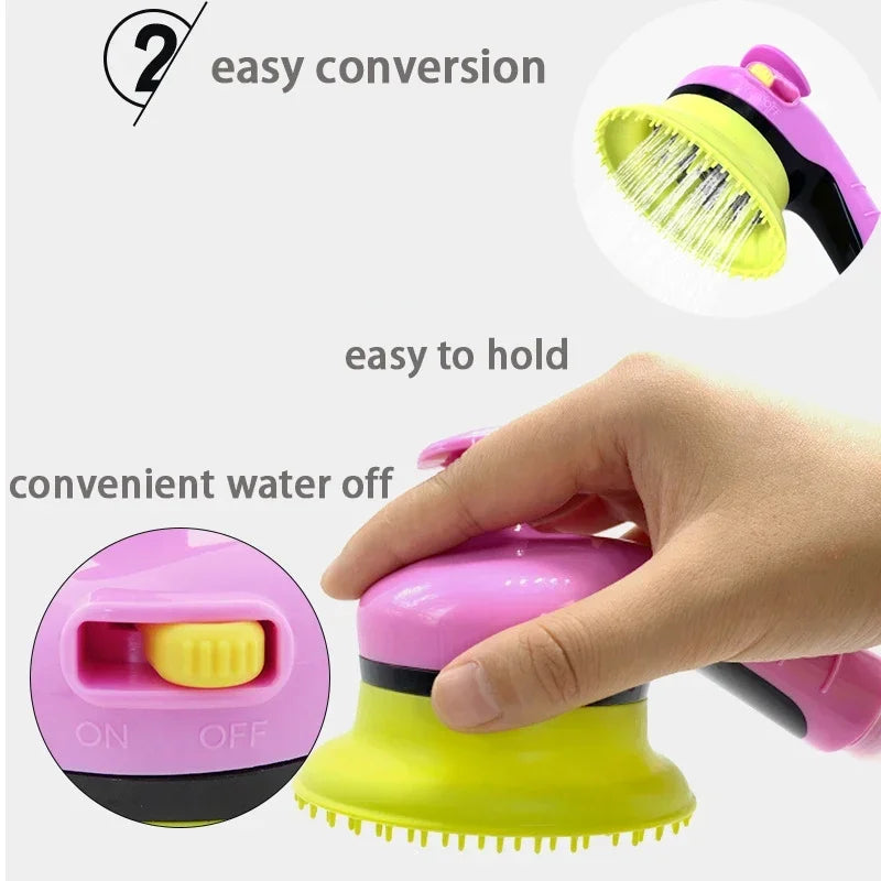 Shower Head Dog Soft Tentacle Massage Bath Head Convenient Dog Cat Cleaning Supplies Pet Shop Wholesale Dog Accessories
