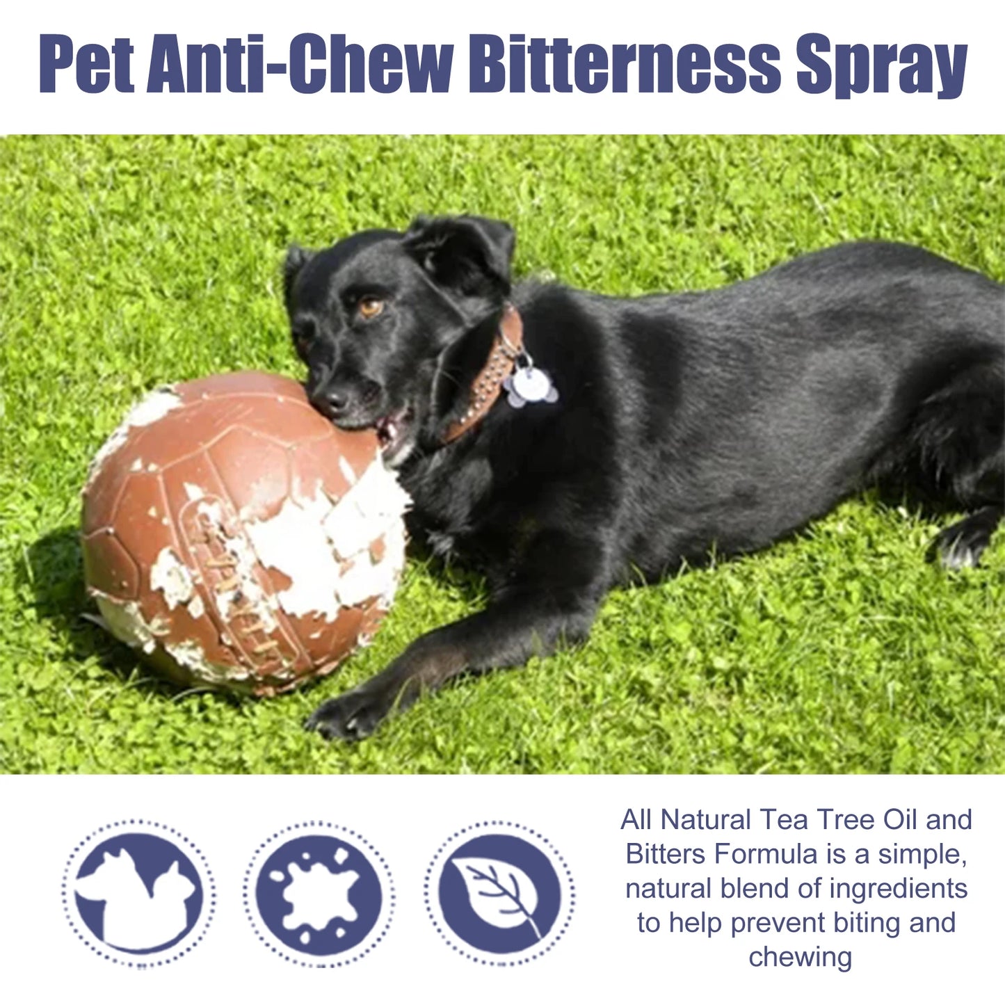 50ml Dog Bitterness Spray Anti Chewing Furniture Scratching Prevention Discourage Clawing Natural Formula Pet Train Stop Gnawing