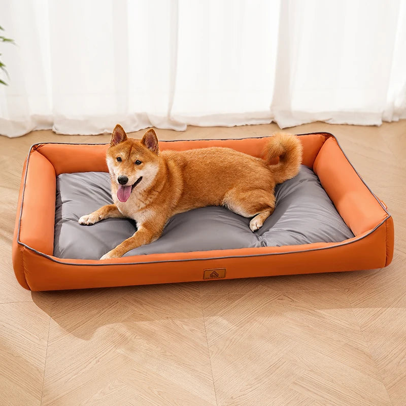 Waterproof Dog Bed Fluffy Soft High Rebound Breathable Dogs Mat Beds for All-season Easy Clean Anti-slip Pet Dog Accessories