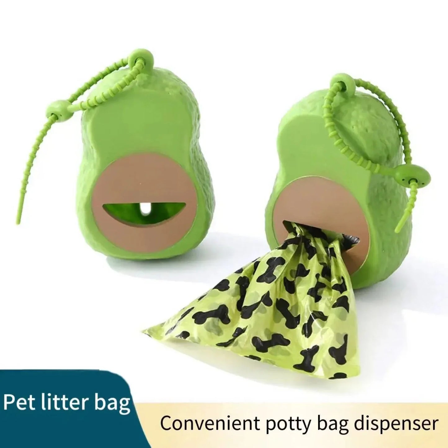 Pet Waste Bag Small Dog Potty Bag Convenient Outdoor Puppy Plastic Bag Waste Dispenser Portable Cat Litter Box Trash  Set