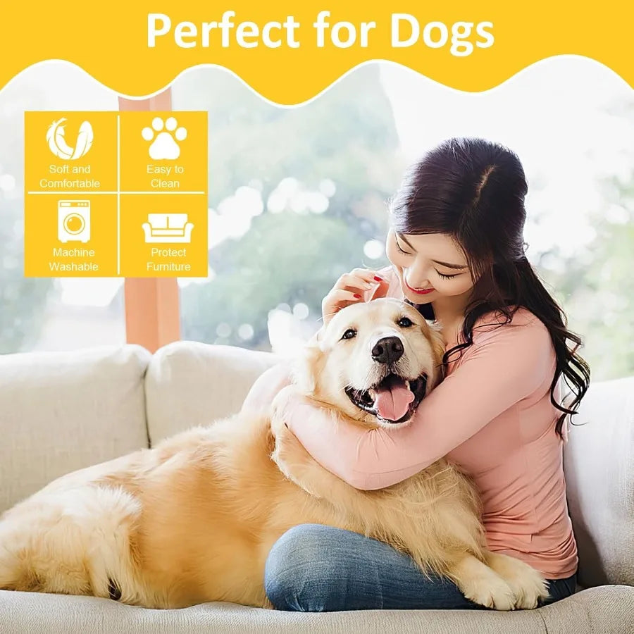 42 x 30 Premium Soft Washable Dog Blankets for Medium and Small Dogs Cozy Comfort Blanket for Puppies and Cats Ideal Indoor Pet