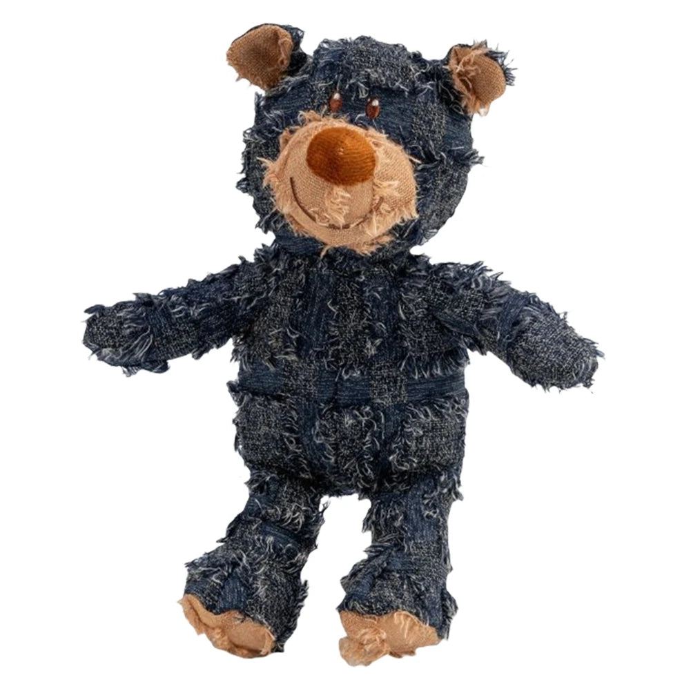 Squeaky Plush Bear Toy Indestructible Dog Toys Interactive Plush Dog Toys for Small Medium Large Dogs