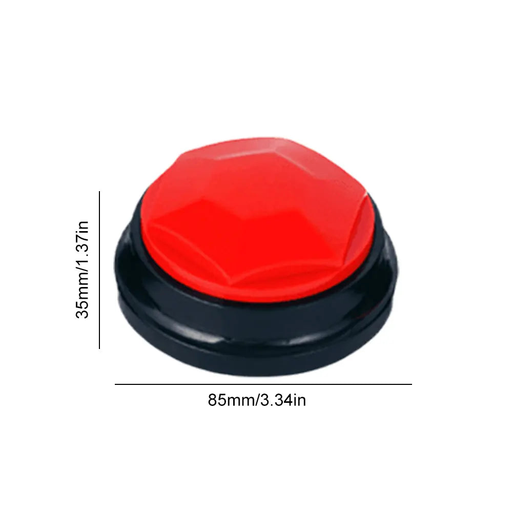 Pet Interactive Toys Recordable Pet Speech Buttons Portable Voice Recording Button for Pet Communication