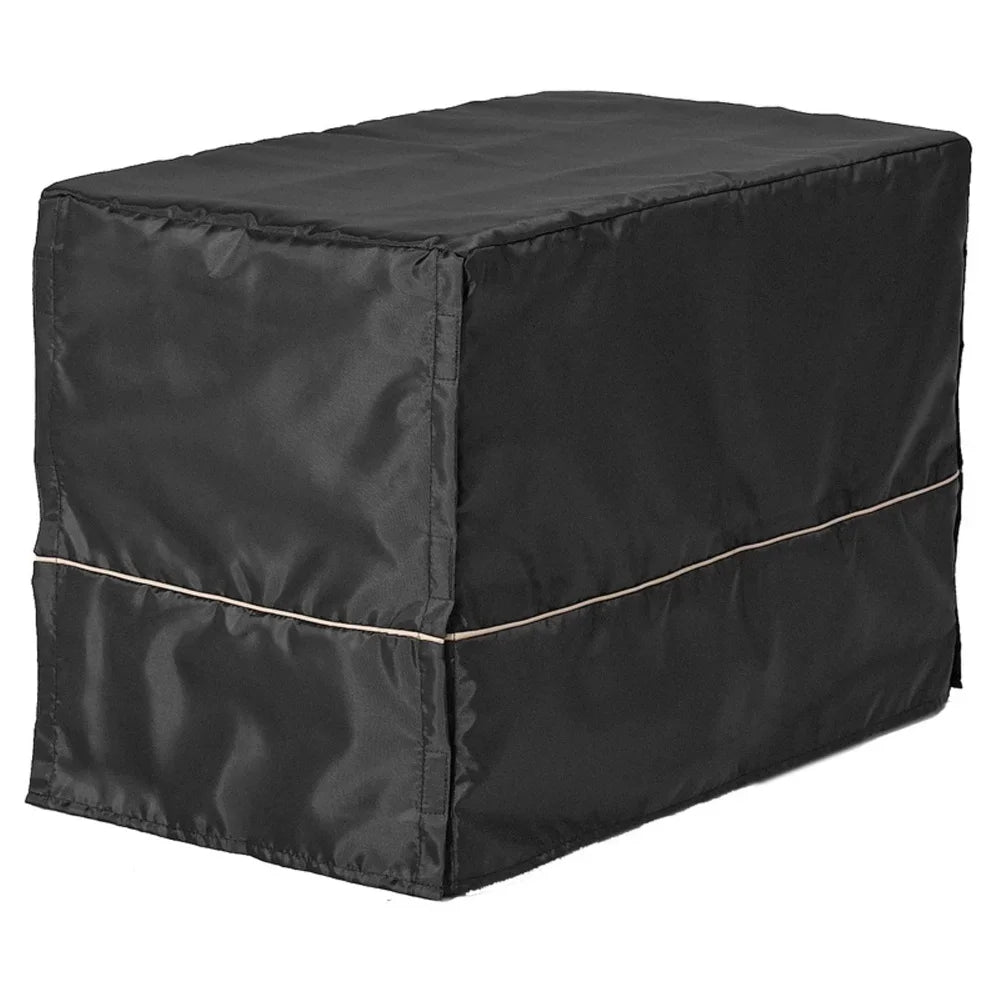 Metal Dog Crate Cover Easy Assembly Ventilation Visibility Privacy Security Compatible with 1 2 3 Door Crates Washer Safe