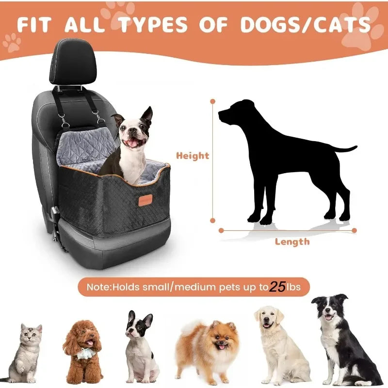 Tool Memory Foam Booster Dog Car Seat with Washable Removable Cover, Anti-Slip Sturdy Dog Booster Seats Guaranteed Authentic.