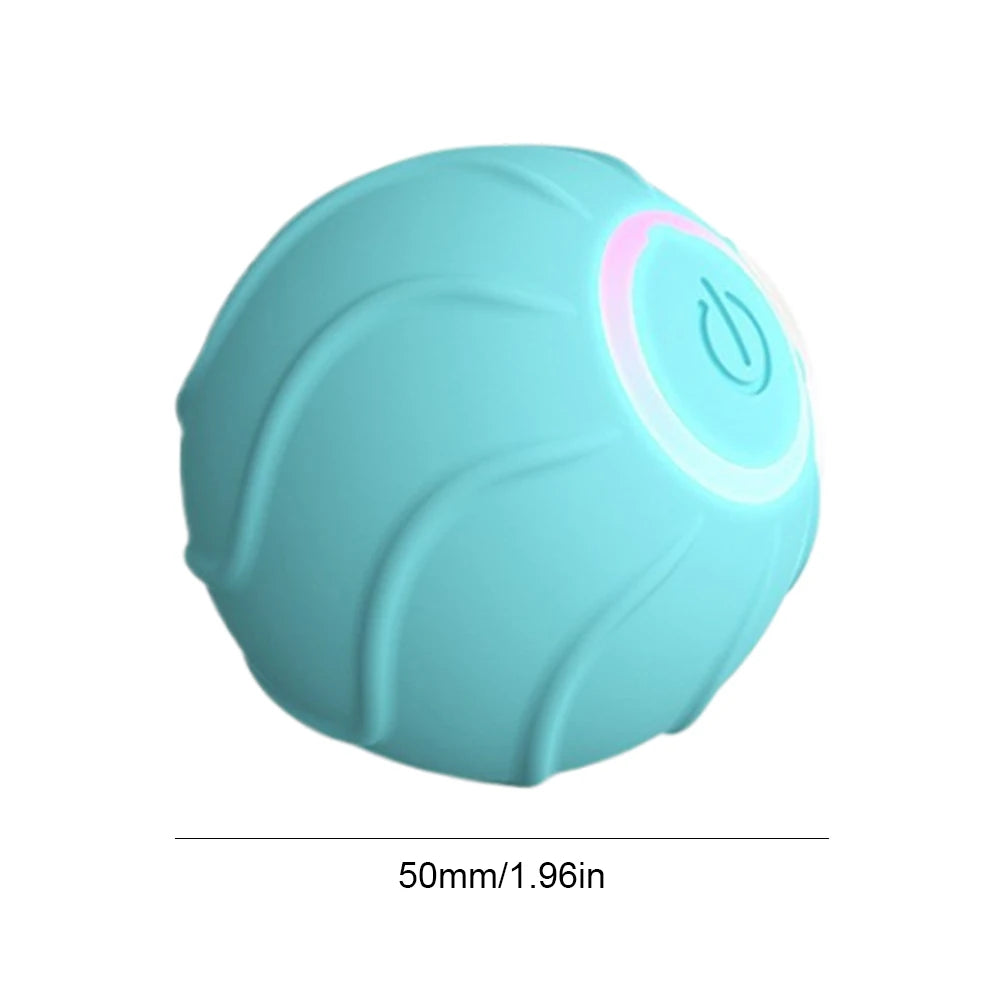 Cat Rolling Ball Obstacle Avoidance Interactive Cat Toy Ball USB Rechargeable Auto Rotating Ball Electric for Cat Indoor