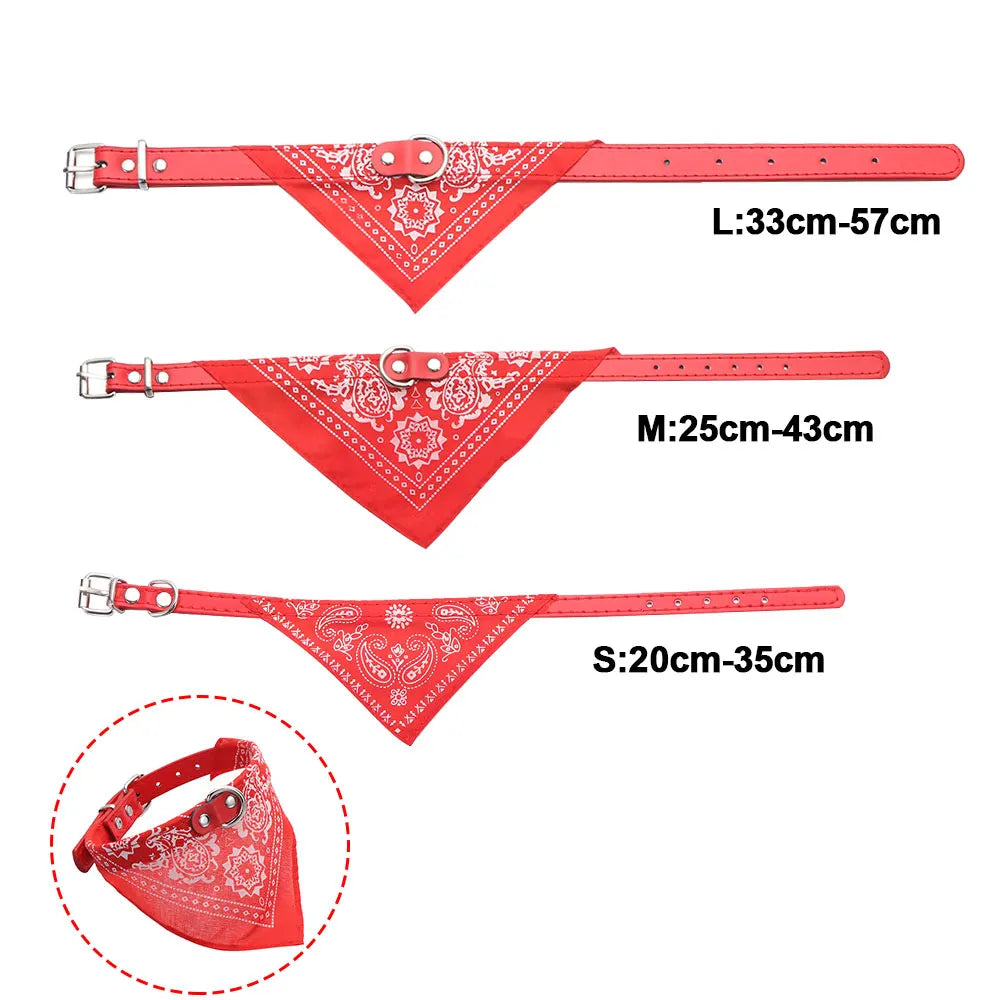 Adjustable Triangular Bandage For Pet Dog Cat Washable Scarf Bandana Collar Bibs Cat Neck Decor Birthday Party Dress Up