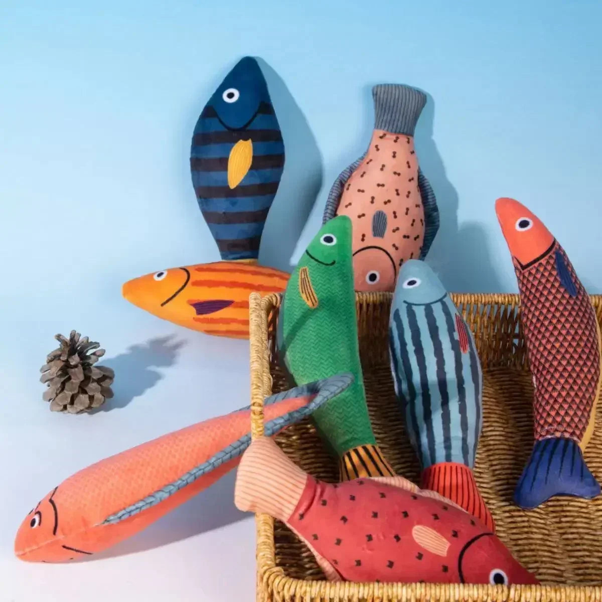 Simulation Fish Interactive Chew Toy for Cat, Catnip Toys, Pillow Toys for Kitty, Various styles，cute. Durable, premium