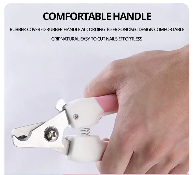 Pet Nail Scissors Cat and Dog Nail Clippers Sharp Stainless Steel Knife Head Large and Small Pet Supplies