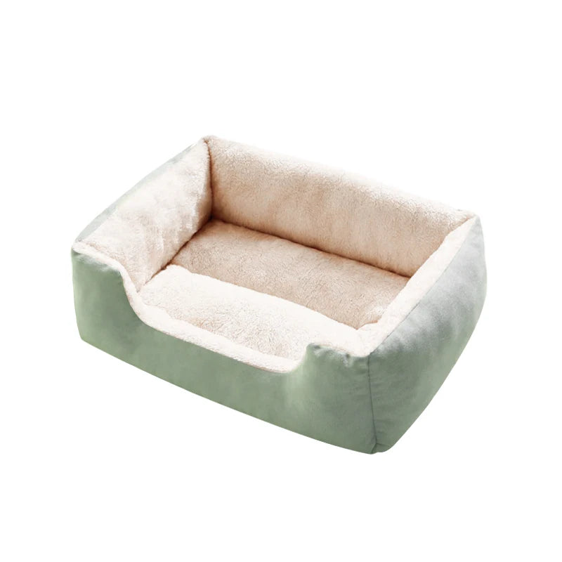 Dog Bed Square Round Bed for Small Dog Living Room Pet Bed Sofa Bed for Dogs Cat Bed Pet Supplies Cama Para Perros