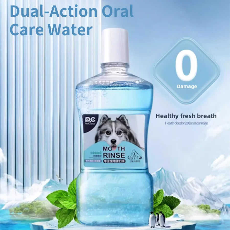 PETCLEAR Mouth Rinse Water Dogs and Cats Mouth Cleaning Liquid Stains Water Mouth Fresh Tools  Tartar Removal Oral Deodorant