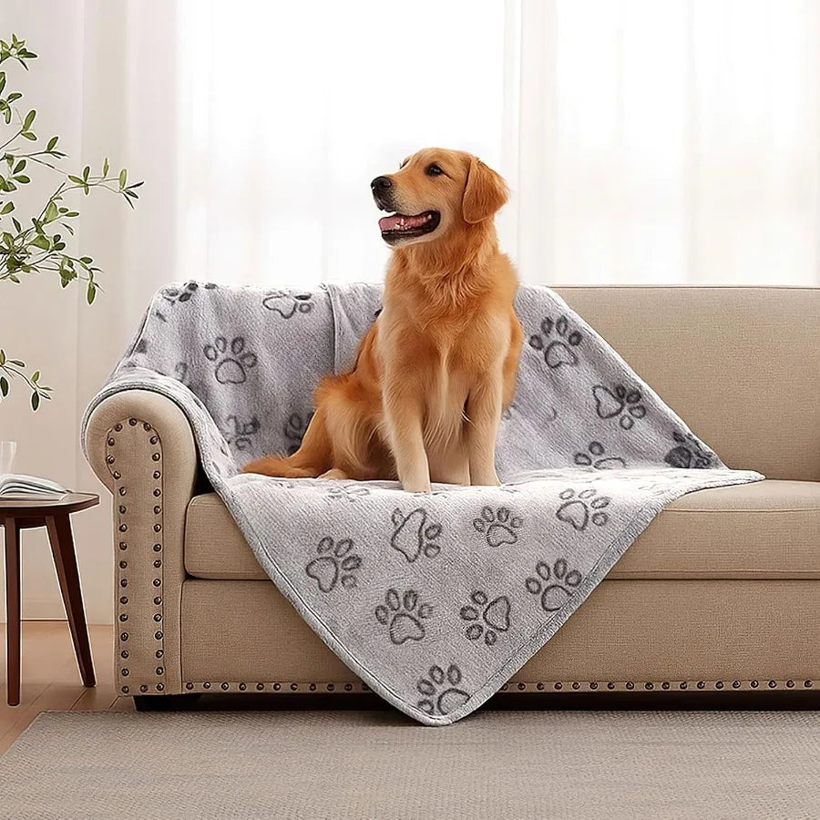 42 x 30 Premium Soft Washable Dog Blankets for Medium and Small Dogs Cozy Comfort Blanket for Puppies and Cats Ideal Indoor Pet