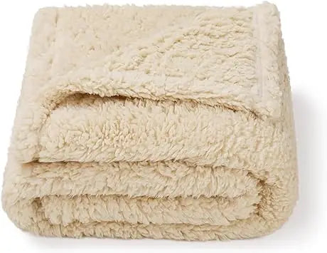 Waterproof Pet Blanket for Medium Large Dogs Soft Cat Sherpa Calming Thick Cover Leakproof Cozy Puppy Sofa Bed Car Couch Protec